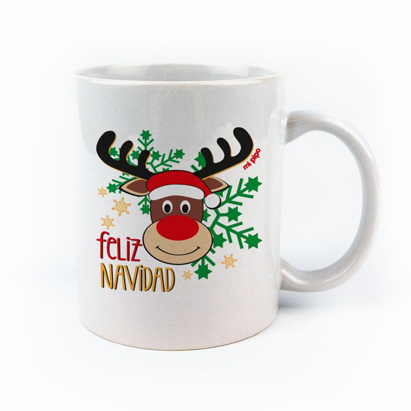 TAZA CERÁMICA "FELIZ NAVIDAD" RENO RUDOLF