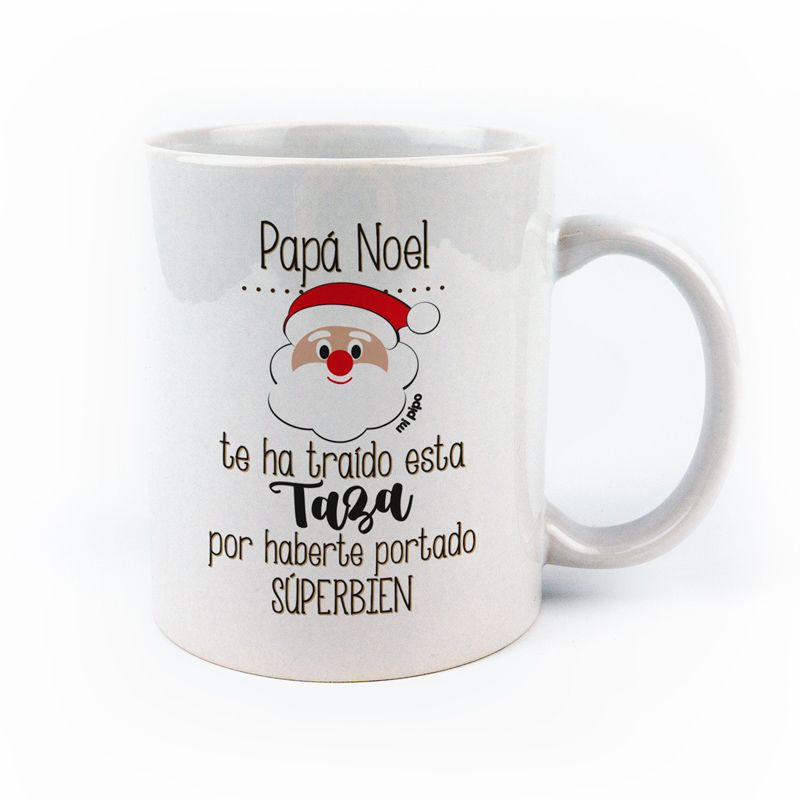 TAZA CERÁMICA "PAPÁ NOEL TE HA TRAÍDO ESTA TAZA..."