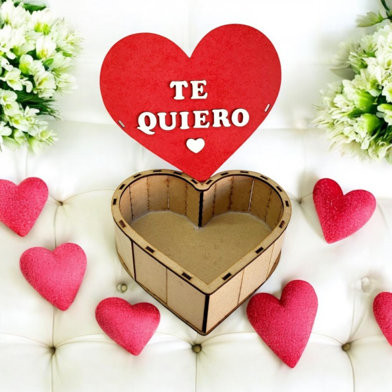 CAJA CORAZÓN TE QUIERO