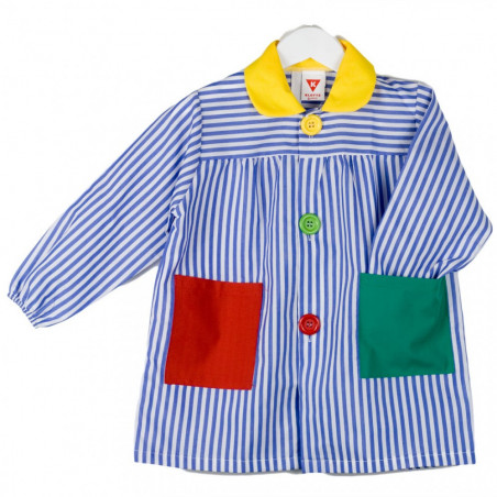 MANDILÓN ESCOLAR RAYAS