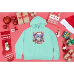 SUDADERA STITCH NAVIDAD 5 CON CAPUCHA
