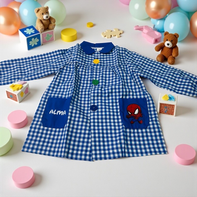 MANDILÓN BOTONES SPIDERMAN