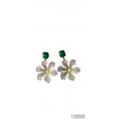 PENDIENTES COLGANTES CON FORMA DE FLOR