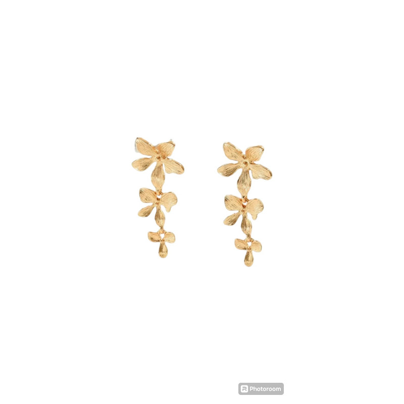 PENDIENTES LARGOS 3 FLORES