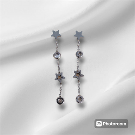 PENDIENTES LARGOS ESTRELLAS