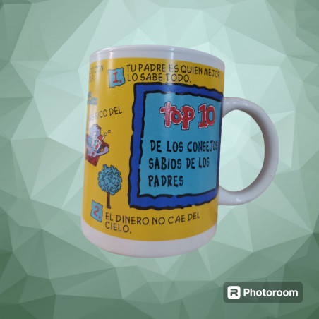 TAZAS CON FRASES " PAPÁ "