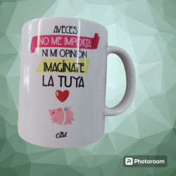 TAZAS CON FRASES VARIAS