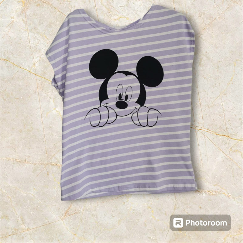 CAMISETA MICKEY MOUSSE RAYAS