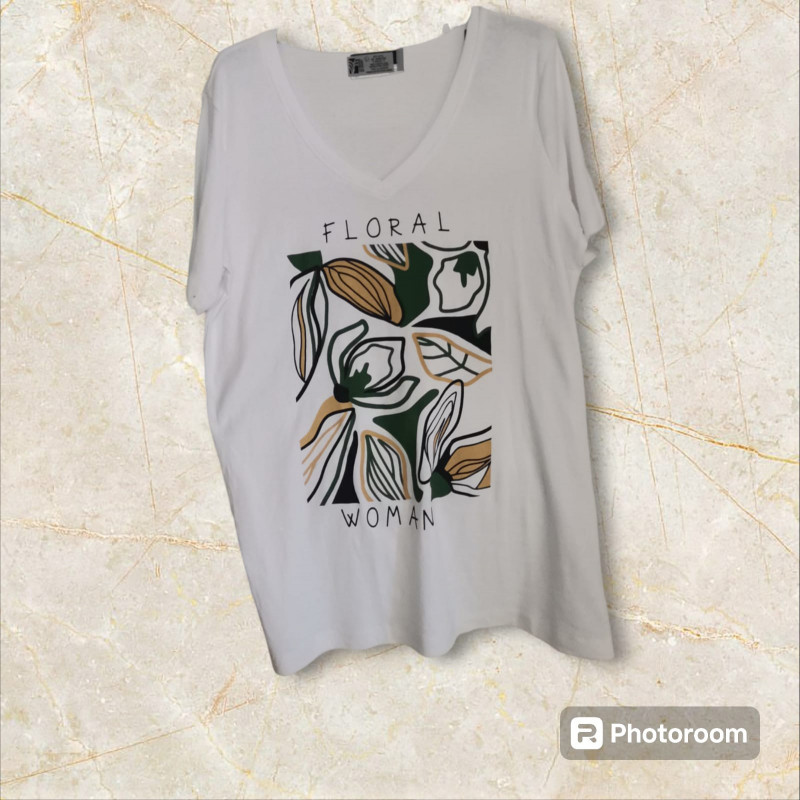 CAMISETA FLORAL WOMAN