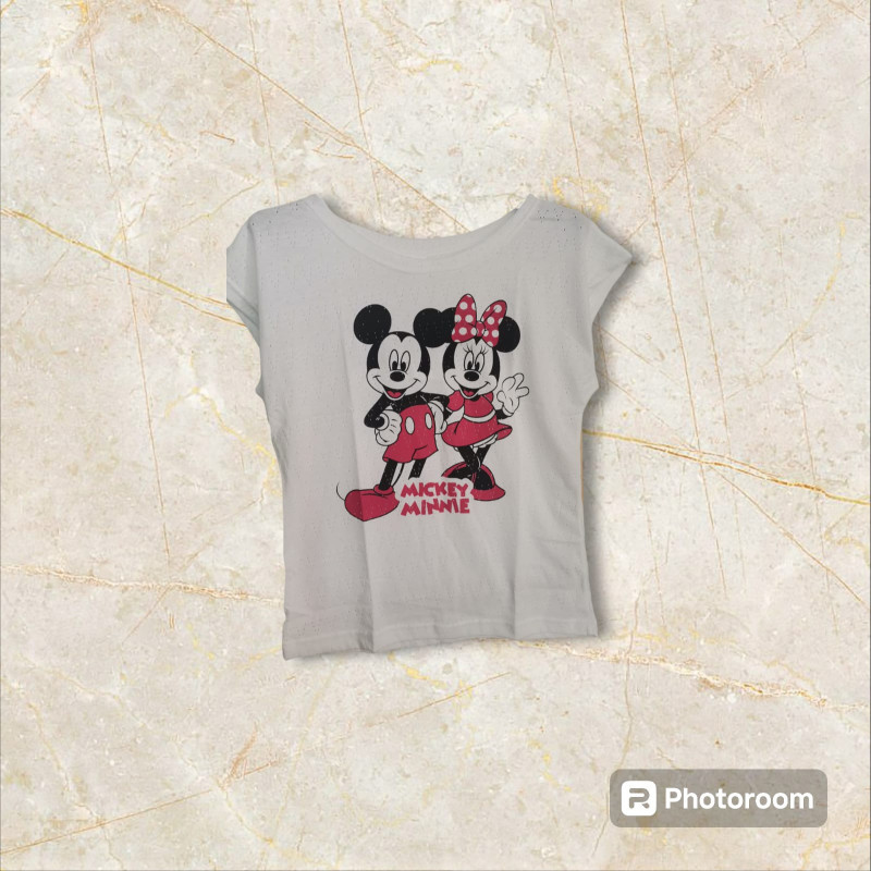 CAMISETA MIKCEY Y MINNIE PAREJA PICADOS