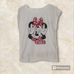 CAMISETA MINNIE MOUSSE GUIÑO