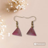 PENDIENTES TRIANGLE MINI COLGANTE