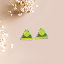 PENDIENTES TRIANGLE MINI COLGANTE