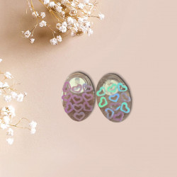 PENDIENTES OVAL MINI